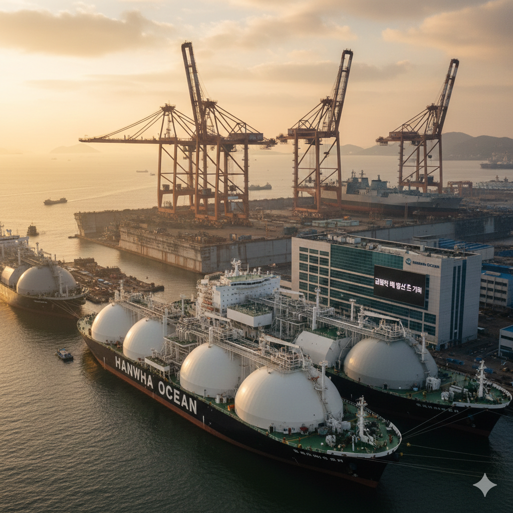 한화오션의 전경 사진