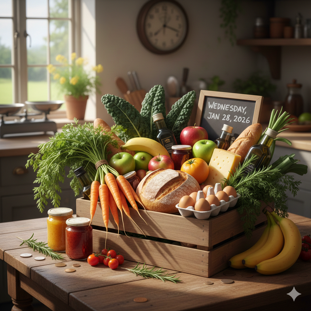 식품 등을 보여주는 사진